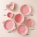 Strawberry Sweetheart Ceramic Serving Bowl