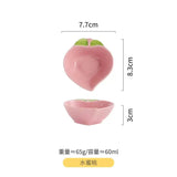 Cute Fruit Shaped Ceramic Mini Snack Plates