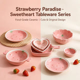 Strawberry Sweetheart Ceramic Serving Bowl 22