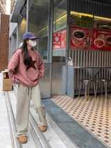 Stars Pattern Knitted Sweater Women Winter O-Neck Casual Pullover