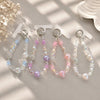 Crystal Flower Pearl Beaded Phone Charm