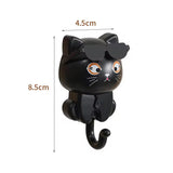 Self Adhesive Glasses Kitty Key Hanging Hook
