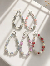 Sparkling Crystal Beaded Keychain