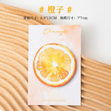 Brush Gradient Color Fruit Shape Sticky Notes