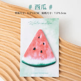 Brush Gradient Color Fruit Shape Sticky Notes