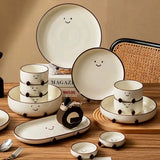 Cute Smiley Ceramic Dinnerware Collection