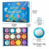 Ocean Toy Bath Bomb Gift Set 12 Scents