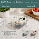 3-Piece Rectangular Food Storage Container Set with Lids
