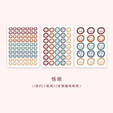 120 Pcs Kawaii Sticky Plant Stickers Cute Label Stickers for Journaling, Scrapbooking & Diary Deco