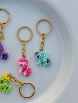 Magical Pony Keychain Collection Colorful Fantasy Charms