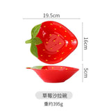 Strawberry Ceramic Serving Plate & Bowl Collection
