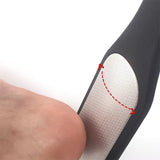 2-in-1 Professional Foot File & Callus Remover Black Stainless Steel Pedicure Tool