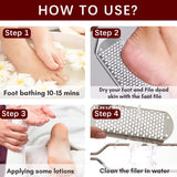 Stainless Steel Pedicure Foot File Heavy Duty Callus Remover