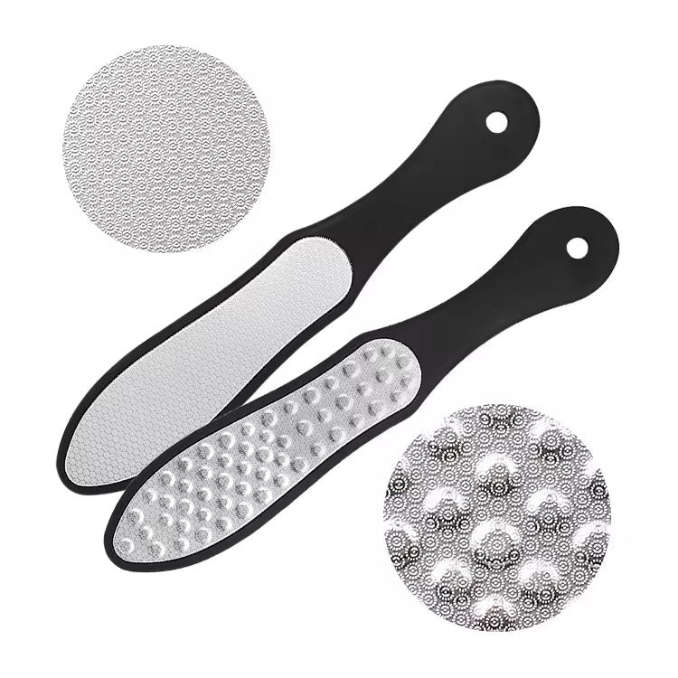 Dual-Sided Stainless Steel Foot File Professional Pedicure Callus Remover