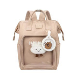 Cute Capybara Transparent Backpack SparkelsSparkels