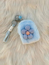 Cute Fluffy Flower Coin Pouch Keychain SparkelsSparkels