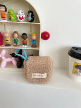 Fleece Makeup Pouch Recycled Cotton Canvas Travel Cosmetic Bag