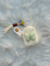 Cute Fluffy Mini Backpack Coin Pouch Keychain SparkelsSparkels