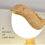 Bird LED Touch Table Lamp Cute Wooden Bird Night Light for Bedroom & Desk