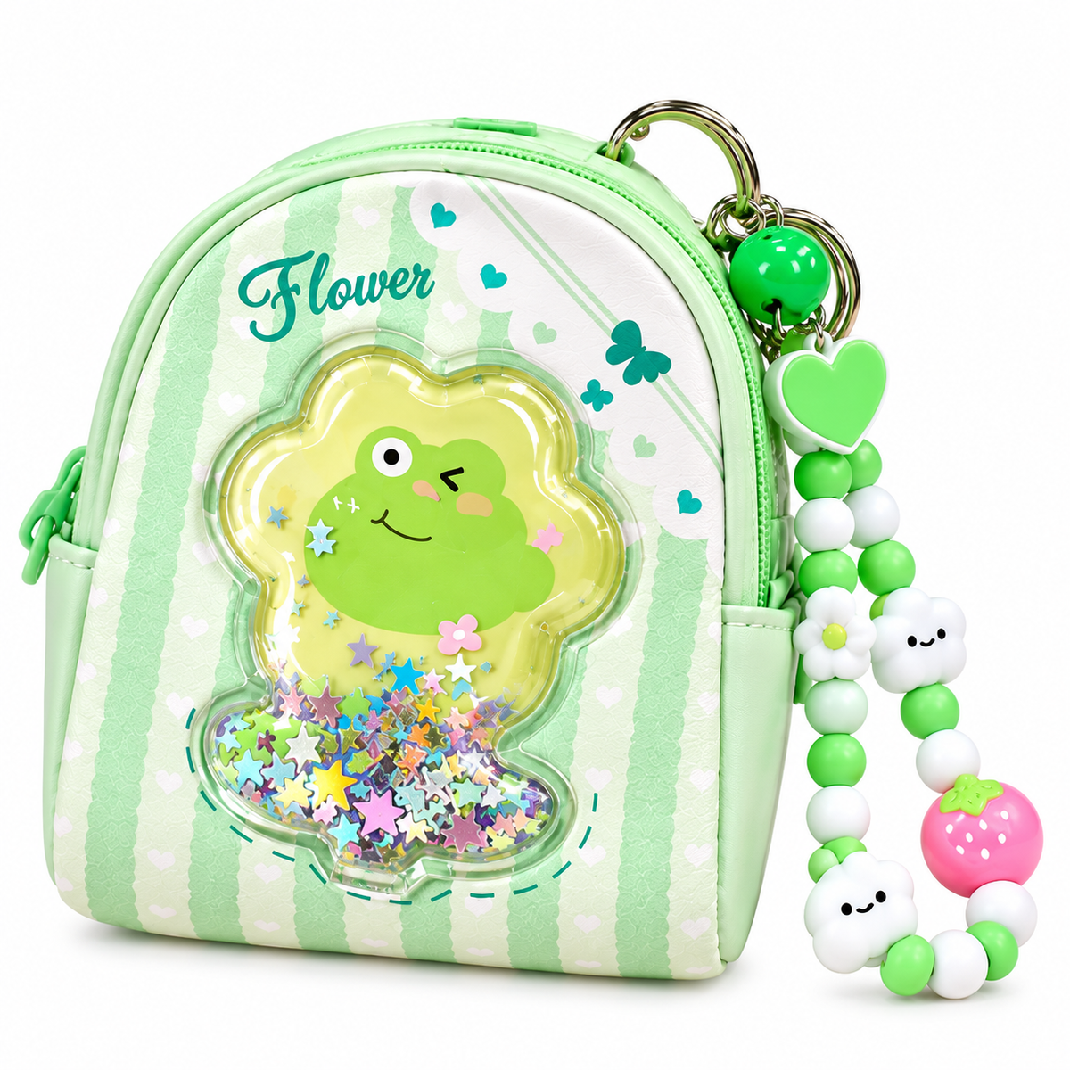 Cute Cartoon Mini Backpack Coin Purse Keychain