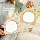 Cute Elf Cartoon Table Mirror Pastel Vanity Mirror