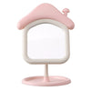 Cute Mushroom House Vanity Mirror with Jewelry Storage Tray