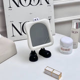 Cute Bigfoot Cartoon Standing Makeup Mirror
