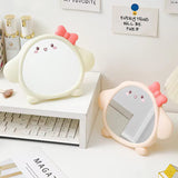 Cute Kawaii Bow Character Makeup Mirror