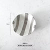 Colorful Striped Ceramic Bowl with Spoon Cute Dessert & Snack Bowl Set