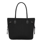 Pleated Large Tote Bag – Lightweight & Elegant Everyday Shoulder Bag