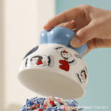 Cute Rabbit Candy Shaped Ceramic Bowl with Gift Box