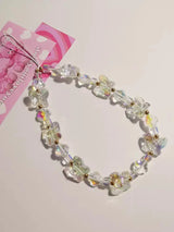 Butterfly Beaded Phone Charm Kawaii Crystal Phone Strap