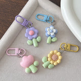 Cute Flower Keychain Kawaii Floral Bag Charm