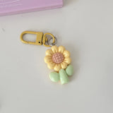 Cute Flower Keychain Kawaii Floral Bag Charm