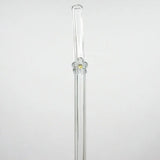 Cute Flower Glass Straw Reusable Transparent Drinking Straw