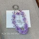 Crystal Beaded Phone Charm Aesthetic Hand Strap Keychain