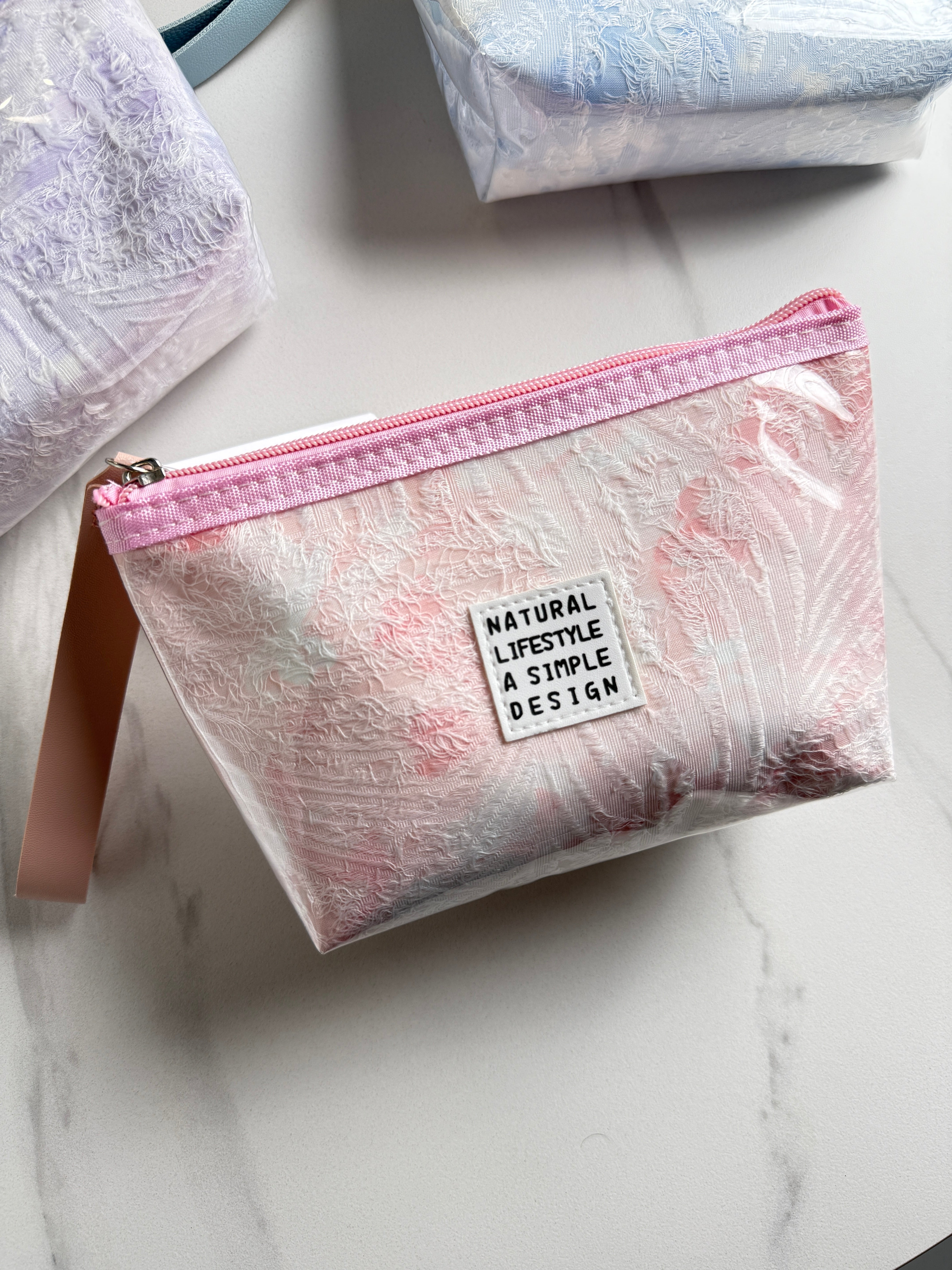 Pastel Dream Waterproof Pouch Quilted Travel & Makeup Bag