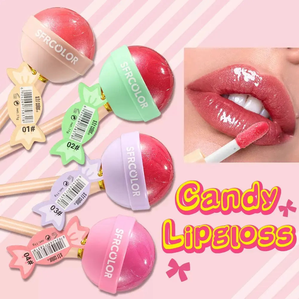 Candy Lollipop Lip Gloss Moisturizing Shiny Lip Gloss