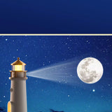 Magical Lighthouse Night Lamp LED Ambient Light with Remote Control