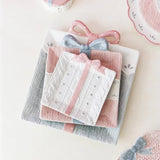 Cute Gift Box Ceramic Plate Aesthetic Bow Dessert Serving Dish