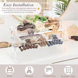 360° Rotating Hair Clip Organizer Multi-Layer Claw Clip Storage Stand