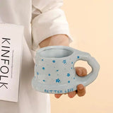 Cute Better Life Floral Ceramic Mug