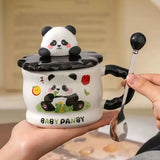 Cute Baby Panda Ceramic Mug Without Spoon