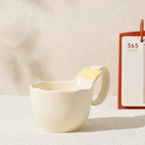 Cute Bow Handle Ceramic Coffee Mug