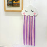Rainbow Cloud Hair Clip Holder