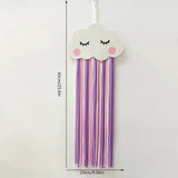 Rainbow Cloud Hair Clip Holder