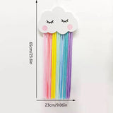 Rainbow Cloud Hair Clip Holder