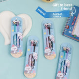 Cute Sea Otter Twin Gel Pen Set 0.5mm Black Ink Kawaii Stationery (2-Pack)