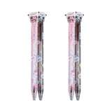 Cute Sea Otter Twin Gel Pen Set 0.5mm Black Ink Kawaii Stationery (2-Pack)