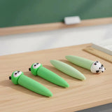 Cute Panda Ballpoint Pen Kawaii Soft Grip Black Ink Writing Pen